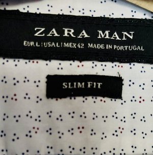 Рубашка Zara Man оригинал, размер L