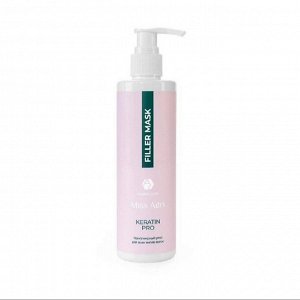 ADRICOCO Miss Adri Универсальная маска-филлер для волос Keratin Pro с кератином и белковым коктейлем, 250 мл #