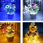 LED проволка на батарейках, белая