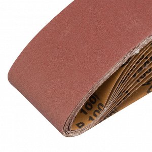 Лента абразивная бесконечная, P 100, 100 х 610 мм, 10 шт Matrix