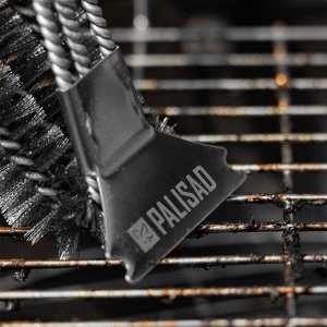 Щетка для чистки гриля 46,5 см, 2 в 1 (щетка, скребок) Camping Palisad