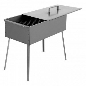 Коптильня двухъярусная 500 x 270 x 175 мм, 0.8 мм, с поддоном, на ножках, Camping Palisad