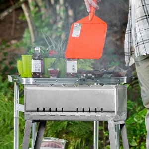 Мангал облегченный с ребрами жесткости 500 х 300 х 500 мм, Camping Palisad