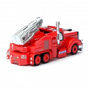 Робот-трансформер «Пожарный», с металлическими элементами