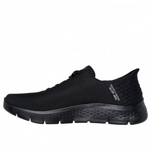 SKECHERS GO WALK FLEX - HANDS UP Black – комфортные кроссовки без шнурков для лёгкой повседневной ходьбы