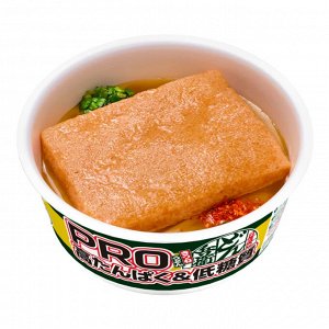 Высокобелковый низкоуглеводный удон с жареным тофу Nissin Donbei PRO High Protein & Low Carb Kitsune Udon