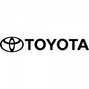 Toyota Чтобы узнать размеры наклейки, воспользуйтесь пожалуйста кнопкой "Задать вопрос организатору". Цвета одноцветных наклеек: белый, черный, розовый, красный, бордовый, оранжевый, желтый, зеленый, 