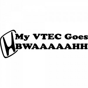 My VTEC Goes BWAAAAAHH