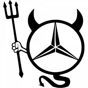 Mercedes Benz чертик