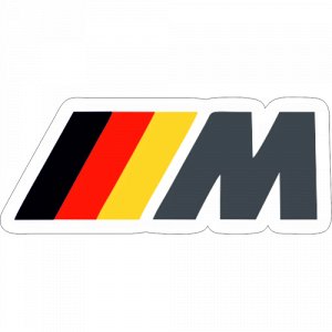 Наклейка BMW-M series German