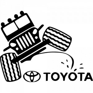 Toyota-2 Чтобы узнать размеры наклейки, воспользуйтесь пожалуйста кнопкой "Задать вопрос организатору". Цвета одноцветных наклеек: белый, черный, розовый, красный, бордовый, оранжевый, желтый, зеленый