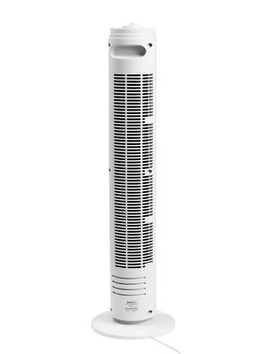 Вентилятор Sakura SA-19W, колонный, напольный, 45Вт, 80 см, 3 режима, механический, белый