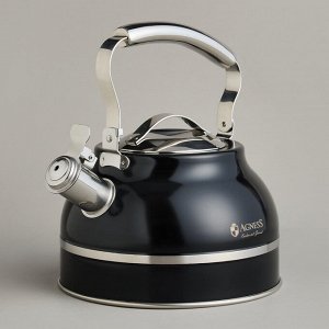 Чайник Premium Steel 2.7L со свистком и термоаккумулирующим дном для индукции, 1 шт.