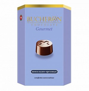 Шоколадные конфеты Бушерон GOURMET шоколадно-ореховый вкус 130гр к/к