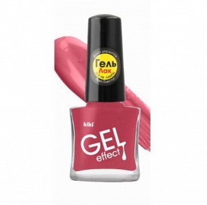 Лак "GEL EFFECT" 025 розовый пион (матовый) 6мл