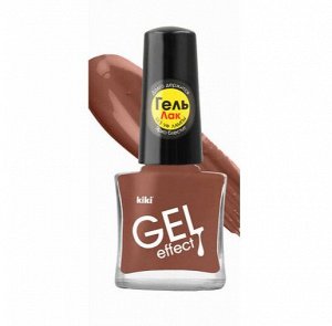 Лак "GEL EFFECT" 017 кофе с молоком (матовый) 6мл