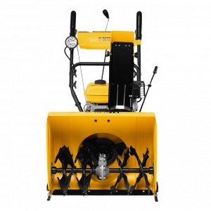 Бензиновая снегоуборочная машина SBM 610, 212 cc, ручной старт, фара Denzel