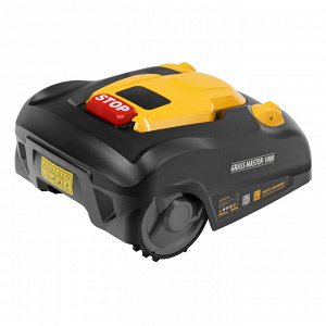 Робот-газонокосилка Grass Master 1000  1000м?, 3Ач, 28V, LCD дисплей, Wi-Fi Denzel