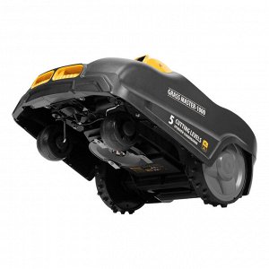 Робот-газонокосилка Grass Master 1000  1000м?, 3Ач, 28V, LCD дисплей, Wi-Fi Denzel