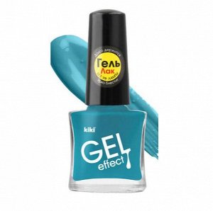 Лак "GEL EFFECT" 008 бирюзовый (матовый) 6мл