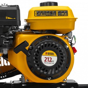 Мотоблок DPT-370S, 7 л.с., ремен.сцеп, фрез 3х4, ШОМ, передачи 3В/1Н Denzel