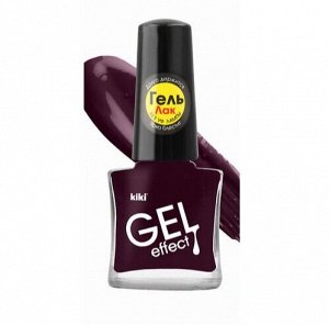 Лак "GEL EFFECT" 015 темно-бордовый 6мл