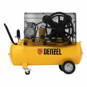 Компрессор воздушный рем. привод BCV 4000-T/100, 4,0 кВт, 100 литров, 690 л/мин Denzel