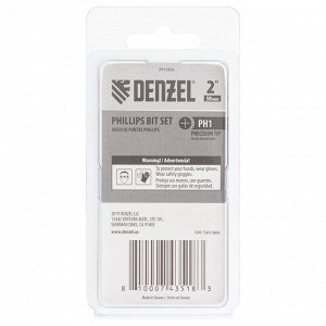 Бита PH1x50, 5 шт. Denzel
