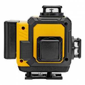 Лазерный уровень мультипризменный DLV 360-4T, 30 м, зеленый луч, Li-Ion 2,4 Aч, штатив// Denzel