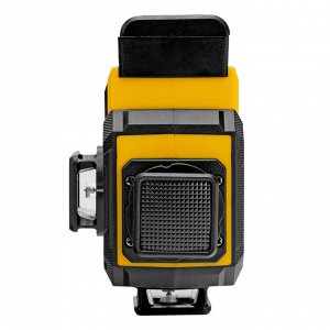 Лазерный уровень мультипризменный DLV 360-4T, 30 м, зеленый луч, Li-Ion 2,4 Aч, штатив// Denzel
