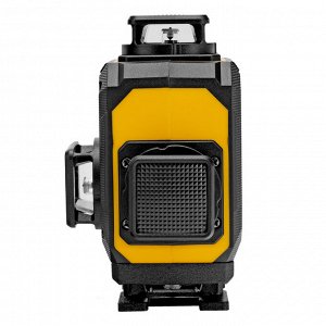 Лазерный уровень мультипризменный DLV 360-4T, 30 м, зеленый луч, Li-Ion 2,4 Aч, штатив// Denzel