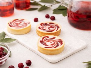 Чизкейк с вишней 90гр  1/4 лотка по 6 шт (1/12)