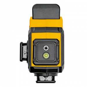 Лазерный уровень мультипризменный DLV-360-3C, 30 м, зеленый луч, Li-Ion 2,4 Aч, кейс// Denzel