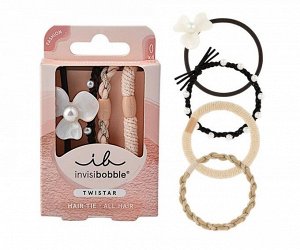 Набор эластичных резинок для волос invisibobble BEAUTIES Flower Pearl