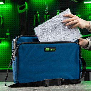 Кейс монтера, 470х340х110 мм, 25 карманов, наплечный ремень Сибртех
