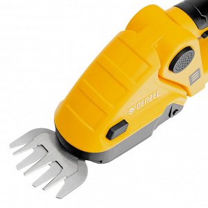 Ножницы-кусторез аккумуляторные GS-7, Li-Ion, 7,2 В Denzel