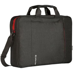 Сумка для ноутбука 43х35х11 см 15"-16" Defender Geek, нейлон, черный 26084 Defender