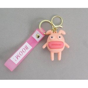 Брелок "Big mouth", pink 6х5х3,2 см 141P-043