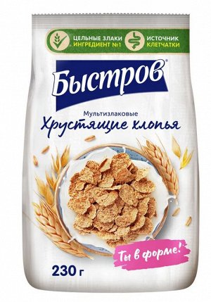 БЫСТРОВ Готовый завтрак традиционный, пакет 230г