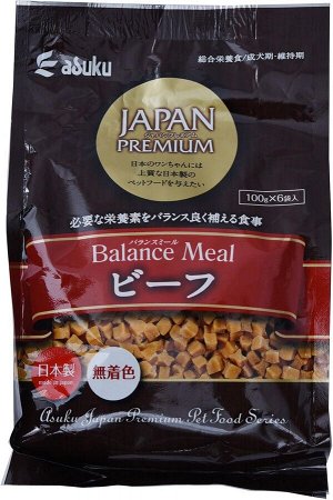 Japan Premium Balance Meal Beef - полувлажный сбалансированный корм для собак с говядиной
