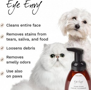 Eye Envy Tear Stain Facial Cleanser - пенка для очищения от слёзных пятен кошек и собак