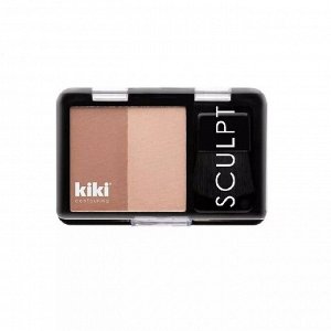 Румяна контурные KiKi CONTOUR №702 для лица (св-коричневый + св-персиковый)