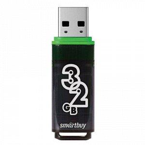 Флэш-диск 32 GB SMARTBUY Glossy USB 3.0, тёмно-серый, SB32GBGS-DG