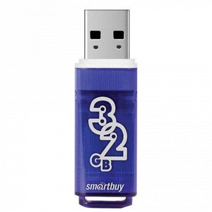 Флэш-диск 32 GB SMARTBUY Glossy USB 3.0, тёмно-синий, SB32GBGS-DB