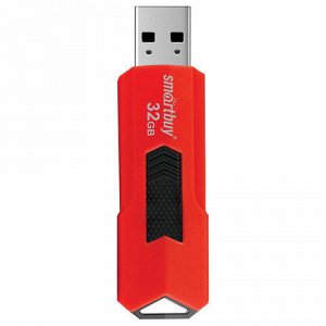 Флэш-диск 32 GB SMARTBUY Stream USB 3.0, красный, SB32GBST-R3