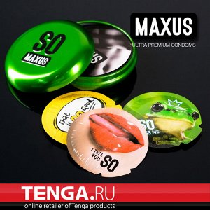 MAXUS Mixed condoms. Набор презервативов 3 шт.