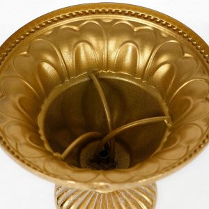 Подсвечник металл «Ярусы» для одной свечи 16x16x25 см