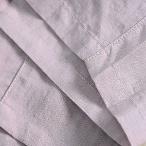 Легкие брюки из хлопка и льна Tencel с эластичной резинкой на талии. розовый