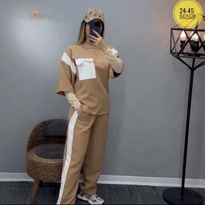 ЖЕНСКИЙ КОСТЮМ ДВОЙКА ТКАНЬ ДВУХНИТКА