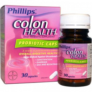 Phillip&#x27 - s, Colon Health Daily Probiotic Supplement, 30 Capsules